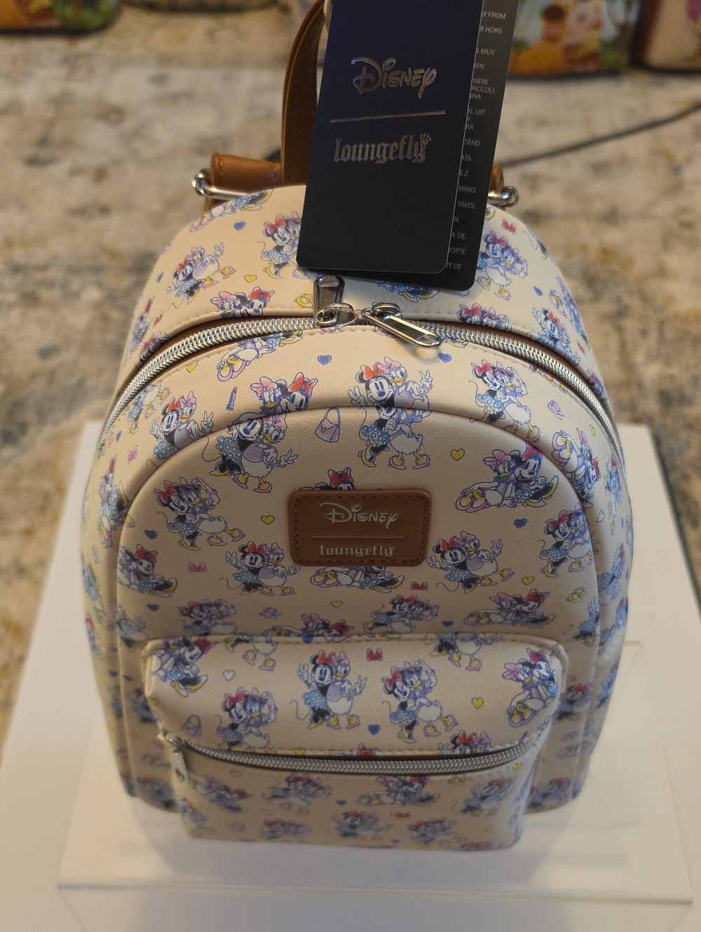 Loungefly Minnie & Daisy Duck Besties Mini Backpack. NWT